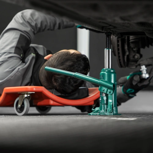 Домкрат гидравлический бутылочный, 5 т, 180-340 мм, в пласт. кейсе Сибртех по ценам производителя в Краснодаре с доставкой по всей России