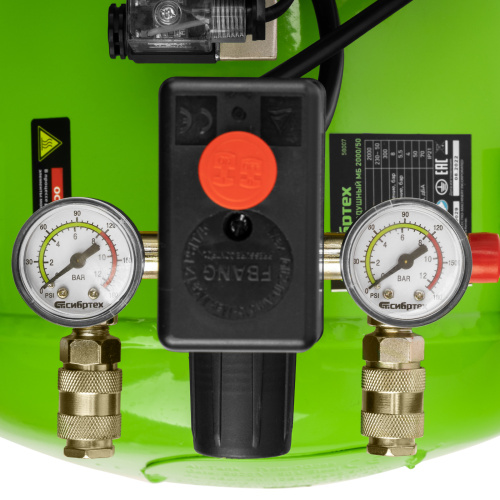 Компрессор безмаслянный малошумный МБ 2000/50, 2000 Вт, 50л, 300 л/мин Сибртех по ценам производителя в Краснодаре с доставкой по всей России