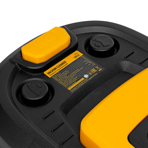 Пылесос строительный RVC30, 1400 Вт, бак 30 л, шланг 3 м, розетка с автосинхр. Denzel по ценам производителя в Краснодаре с доставкой по всей России