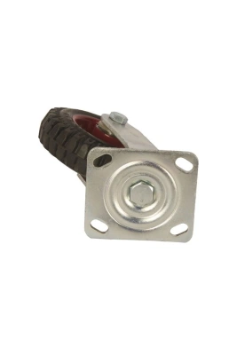 Колесо большегрузное поворотное PS 160 мм резина с протектором (F) по ценам производителя в Краснодаре с доставкой по всей России