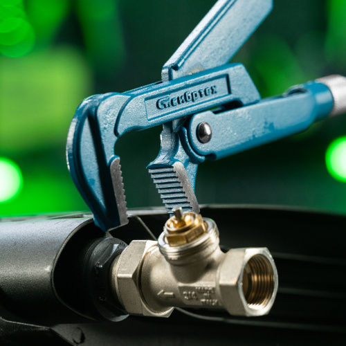 Ключ трубный рычажный №2, 1.5", литой, тип "L" Сибртех по ценам производителя в Краснодаре с доставкой по всей России