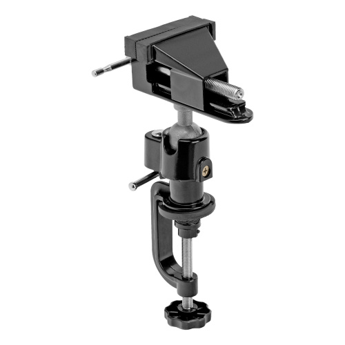 Тиски настольные, многофункциональные, сменная насадка, хомут для дрели, шарнирный механизм, 70 мм Matrix по ценам производителя в Краснодаре с доставкой по всей России