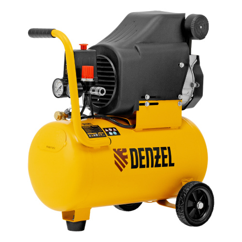 Компрессор воздушный DLC1300/24 безмасляный 1.3 кВт, 24 литра, 206 л/мин Denzel по ценам производителя в Краснодаре с доставкой по всей России