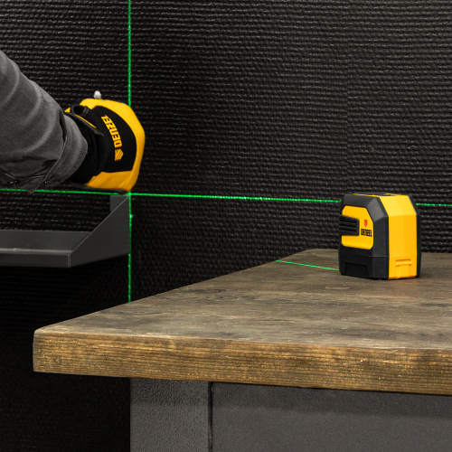 Лазерный уровень LX 03 Green, 30 м, 520 нм, резьба 1/4" Denzel по ценам производителя в Краснодаре с доставкой по всей России