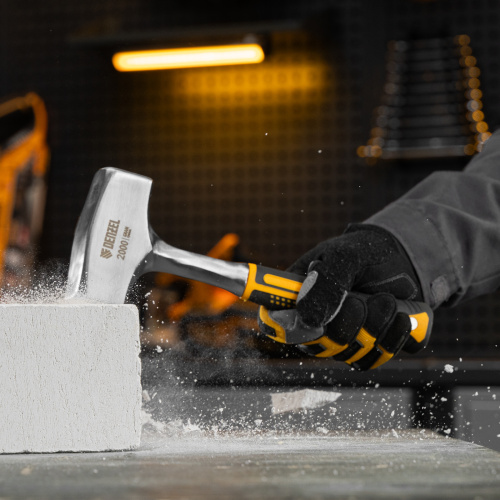 Кувалда 2 кг, цельнометаллическая, двухкомпонентная рукоятка Denzel по ценам производителя в Краснодаре с доставкой по всей России