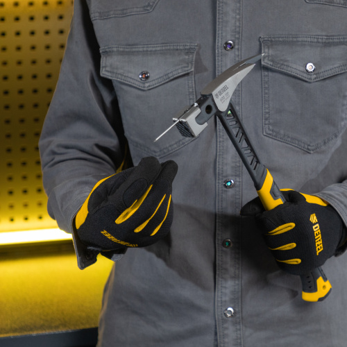 Молоток кровельщика 600 г, цельнокованый, боек с магнитом, двухкомп. обрезин. рук-ка Denzel по ценам производителя в Краснодаре с доставкой по всей России