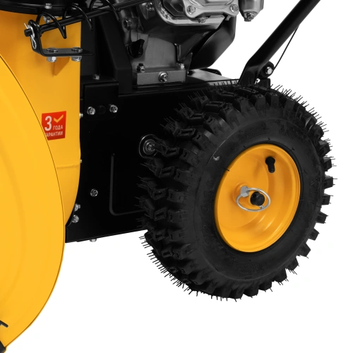 Бензиновая снегоуборочная машина SBM 610, 212 cc, ручной старт, фара Denzel по ценам производителя в Краснодаре с доставкой по всей России