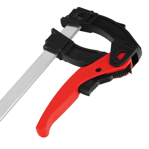 Струбцина реечная быстрозажимная, пластиковый корпус рычажно-храповой механизм, 300 х 90 х 390 мм, штанга 5 х 20 мм Matrix по ценам производителя в Краснодаре с доставкой по всей России