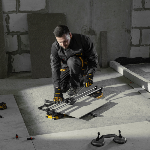 Плиткорез 800х14мм, цельнометал. напр., каретка на подш., стальная станина, рукоятка-пенал Denzel по ценам производителя в Краснодаре с доставкой по всей России