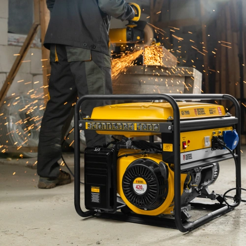 Генератор бензиновый GE 7900, 6.5 кВт, 220 В/50 Гц, 25 л, ручной пуск Denzel по ценам производителя в Краснодаре с доставкой по всей России