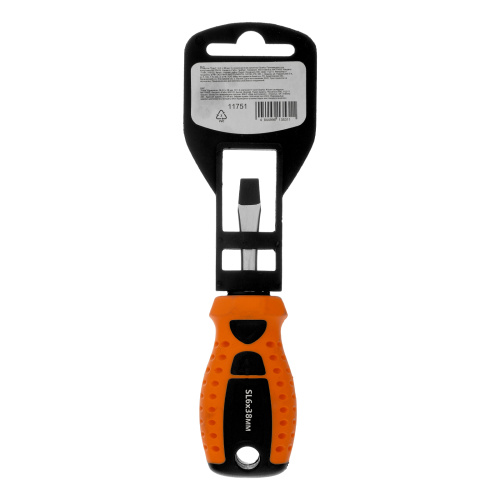 Отвертка "Point", SL6 х 38 мм, CS, двухкомпонентная рукоятка Sparta по ценам производителя в Краснодаре с доставкой по всей России