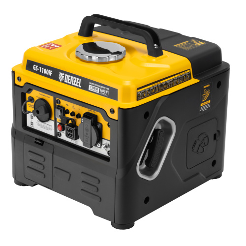 Генератор инверторный GS-1100iF, 1,1 кВт, 230 В, ручной старт DENZEL по ценам производителя в Краснодаре с доставкой по всей России