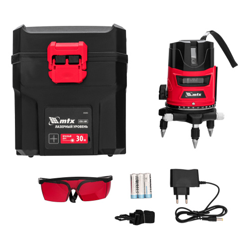 Лазерный уровень CRX-30R, 30 м, красный луч, батарейки, резьба 5/8" MTX по ценам производителя в Краснодаре с доставкой по всей России