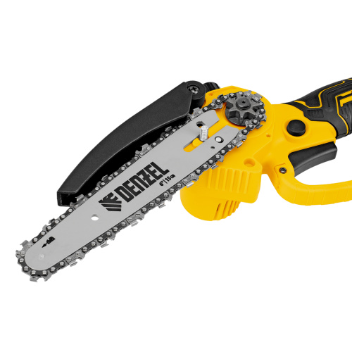 Цепная мини-пила аккумуляторная бесщет., CCS-150, шина 150 мм, Li-Ion, 20 В Denzel по ценам производителя в Краснодаре с доставкой по всей России