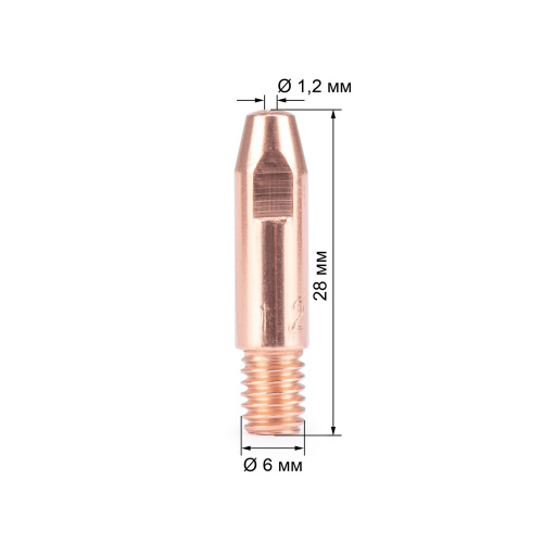141.0010/MD0009-62 Наконечник M6х28х1.2 (AL) VARTEG купить в Москве с доставкой по всей России | ProtosMarket.ru