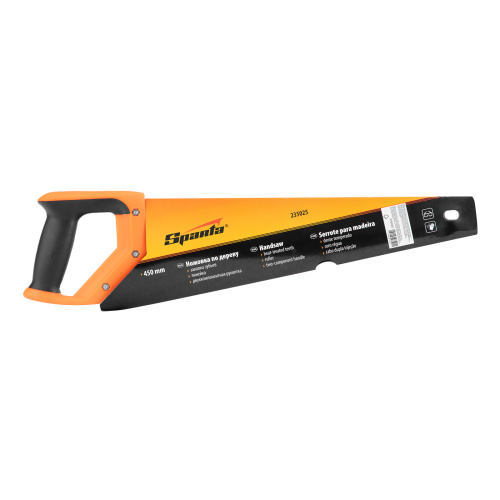 Ножовка по дереву, 450 мм, 7-8 TPI, зуб 2D, каленый зуб, двухкомпонентная рукоятка Sparta по ценам производителя в Краснодаре с доставкой по всей России