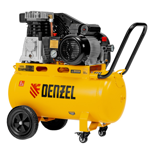 Компрессор воздушный рем. привод BCI 2100/50, 2,1 кВт, 50 литров, 400 л/мин Denzel по ценам производителя в Краснодаре с доставкой по всей России