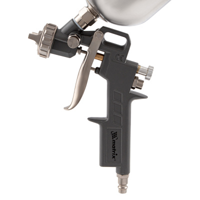 Краскораспылитель пневматический с верхним бачком V 0.6 л, сопло D 1.2, 1.5 и 1.8 мм Matrix по ценам производителя в Краснодаре с доставкой по всей России