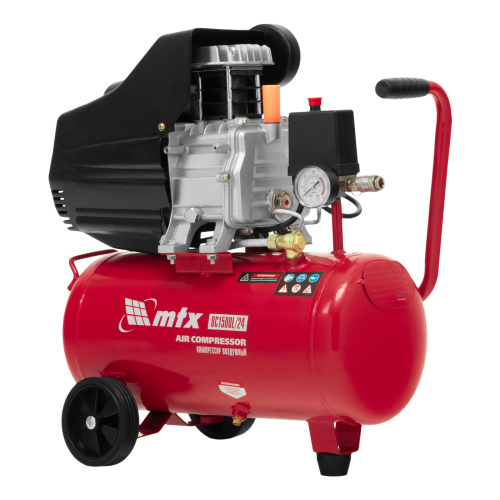Компрессор воздушный DC1500L/24, 1,5 кВт, 24 л, 210 л/мин MTX по ценам производителя в Краснодаре с доставкой по всей России