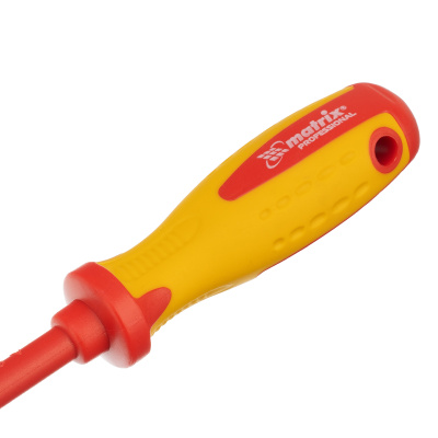 Отвертка Insulated, SL5.5 x 125 мм, CrMo, до 1000 В, двухкомпонентная рукоятка Matrix Professional по ценам производителя в Краснодаре с доставкой по всей России