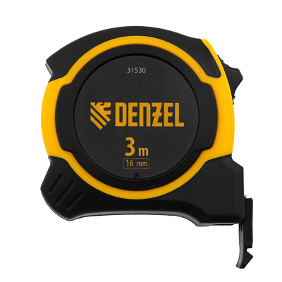 Рулетка 3м х 16мм, двухкомп. корпус, магнитный обрезиненный зацеп Denzel по ценам производителя в Краснодаре с доставкой по всей России