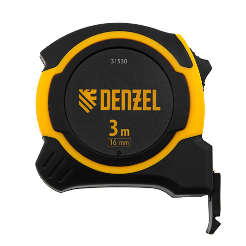 Рулетка 3м х 16мм, двухкомп. корпус, магнитный обрезиненный зацеп Denzel по ценам производителя в Краснодаре с доставкой по всей России