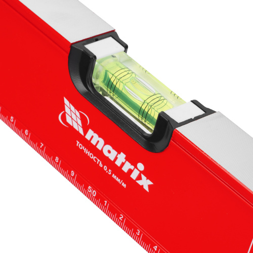 Уровень алюминиевый, фрезерованный, 3 глазка, рукоятки, 1000 мм Matrix по ценам производителя в Краснодаре с доставкой по всей России