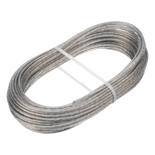 Трос металлополимерный прозрачный ПР-3.0, толщина 3.0 мм, моток 20 метров Сибртех по ценам производителя в Краснодаре с доставкой по всей России