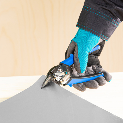 Ножницы по металлу "Piranha", 185 мм, прямой и правый рез, сталь СrM, двухкомпонентные рукоятки Gross по ценам производителя в Краснодаре с доставкой по всей России