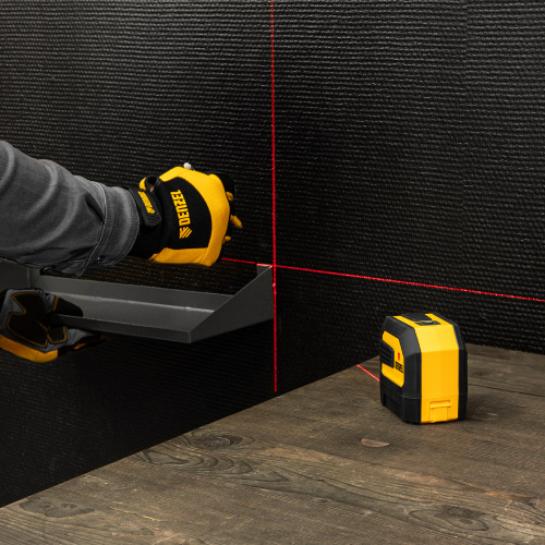 Лазерный уровень LX 02 Red, 20 м, 635 нм, резьба 1/4" Denzel по ценам производителя в Краснодаре с доставкой по всей России