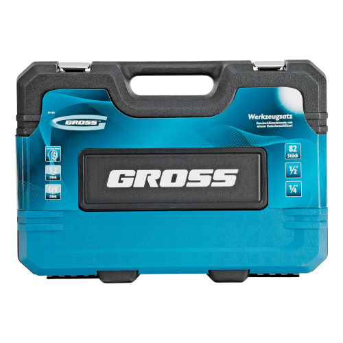 Набор инструментов, 1/4", 1/2", CrV, 120 зубьев, 82 предмета Gross по ценам производителя в Краснодаре с доставкой по всей России