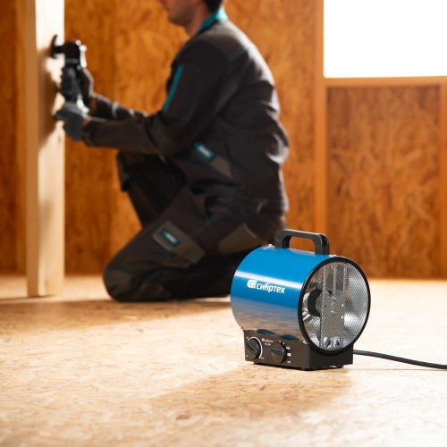 Тепловая пушка ТВ-3М (тепловентилятор), 230 В, 3 режима: вентилятор/1500 Вт /3000 Вт Сибртех по ценам производителя в Краснодаре с доставкой по всей России