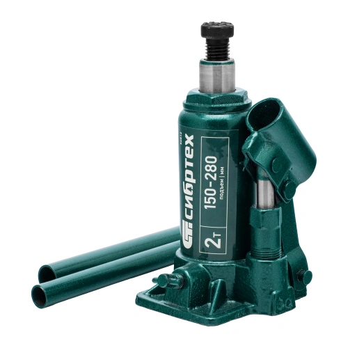 Домкрат гидравлический бутылочный, 2 т, 150-280 мм, в пласт. кейсе Сибртех купить в Москве с доставкой по всей России | ProtosMarket.ru