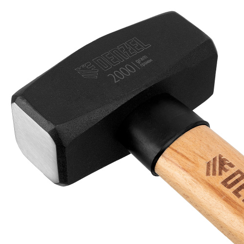 Кувалда, 2000 г, кованая головка, буковая рукоятка Denzel по ценам производителя в Краснодаре с доставкой по всей России