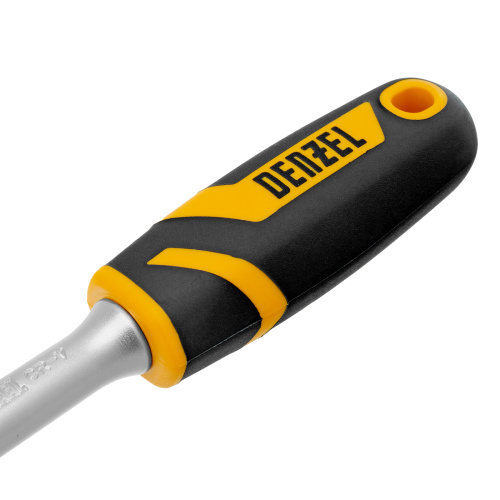 Ключ-трещотка 1/2", 90 зубьев, с быстрым сбросом, CrV Denzel по ценам производителя в Краснодаре с доставкой по всей России