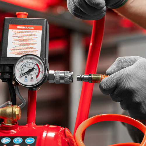 Компрессор воздушный DC1500L/24, 1,5 кВт, 24 л, 210 л/мин MTX по ценам производителя в Краснодаре с доставкой по всей России