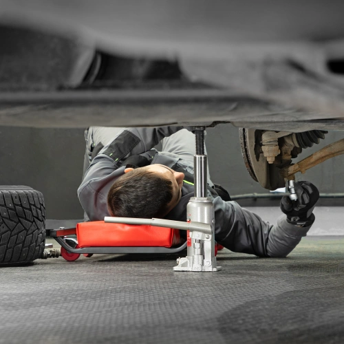 Домкрат гидравлический бутылочный, 5 т, h подъема 197-382 мм Matrix по ценам производителя в Краснодаре с доставкой по всей России