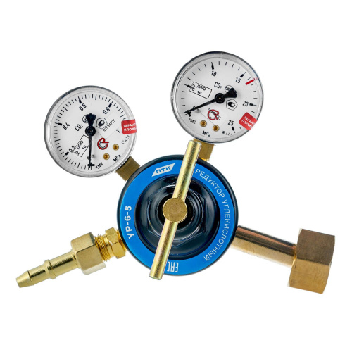 Редуктор углекислотный УР-6-5 (манометры с поверкой) по ценам производителя в Краснодаре с доставкой по всей России