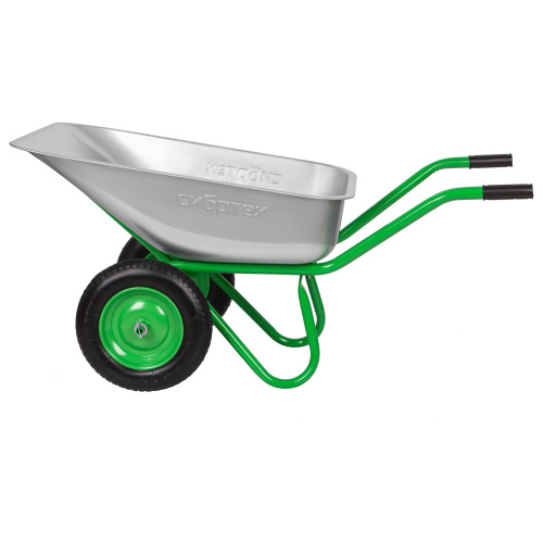 Тачка садово-строительная 2-х колесная, грузоподъемность 230 кг, объем 90 л Сибртех по ценам производителя в Краснодаре с доставкой по всей России