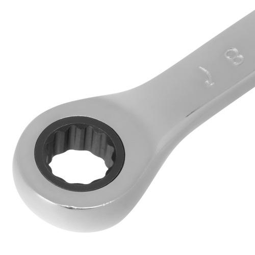 Ключ комбинированный трещоточный, 8 мм, CrV, зеркальный хром Matrix Professional по ценам производителя в Краснодаре с доставкой по всей России