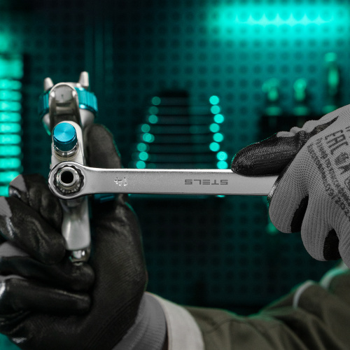 Ключ комбинированный, 14 мм, CrV, матовый хром Stels по ценам производителя в Краснодаре с доставкой по всей России