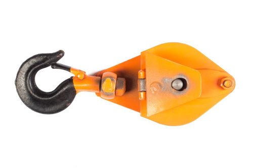 Блок монтажный однорольный с  крюком TOR 1 т с откидной щекой по ценам производителя в Краснодаре с доставкой по всей России