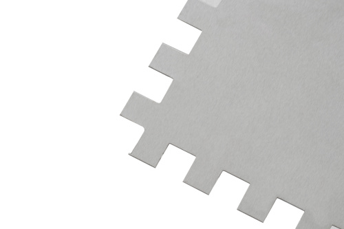 Гладилка из нержавеющей стали, 280 х 130 мм, зеркальная полировка, пластмассовая ручка, зуб 8 х 8 мм Matrix по ценам производителя в Краснодаре с доставкой по всей России