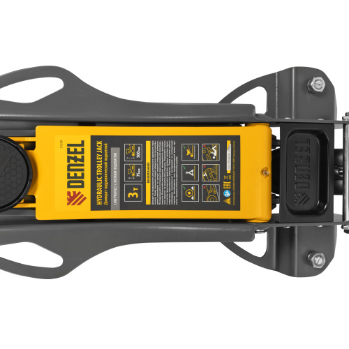Домкрат гидравлический подкатной, 3 т, 75-500 мм, быстрый подъем, низкий подхват, проф. Denzel по ценам производителя в Краснодаре с доставкой по всей России