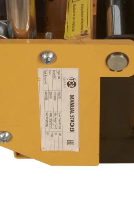 Штабелер гидравлический 0,4 т 1,7 м TOR PJ4170 облегченный по ценам производителя в Краснодаре с доставкой по всей России