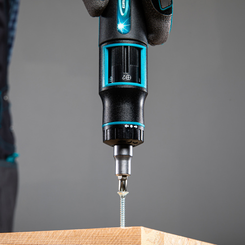 Отвертка реверсивная с револьверным механизмом, 11 шт, сталь S2 Gross по ценам производителя в Краснодаре с доставкой по всей России