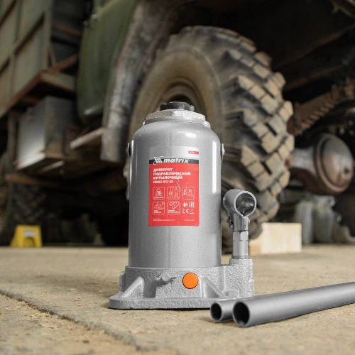 Домкрат гидравлический бутылочный, 20 т, h подъема 244-449 мм Matrix по ценам производителя в Краснодаре с доставкой по всей России