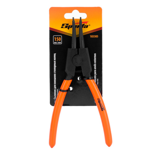 Съемник, 150 мм, для внешних стопорных колец, прямой (разжим) Sparta по ценам производителя в Краснодаре с доставкой по всей России