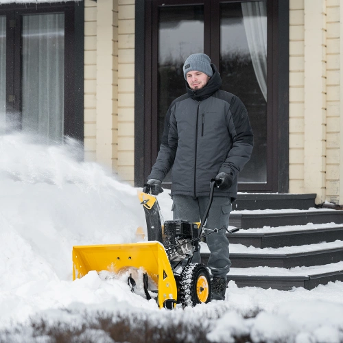 Бензиновая снегоуборочная машина SB 560, 212 cc, ручной старт Denzel по ценам производителя в Краснодаре с доставкой по всей России