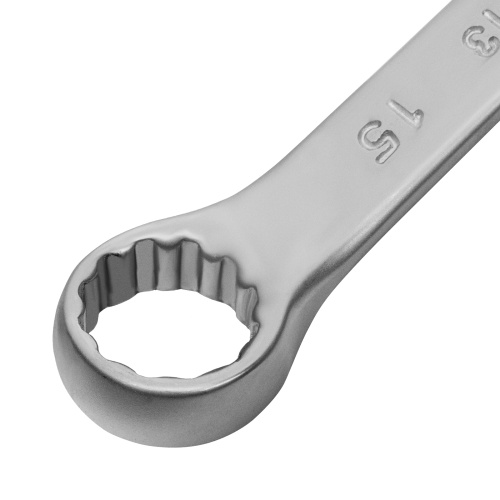 Ключ комбинированный, 15 мм, CrV, матовый хром Matrix по ценам производителя в Краснодаре с доставкой по всей России